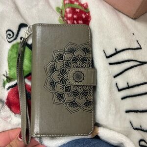 IPhone 12 mini wallet and phone case.